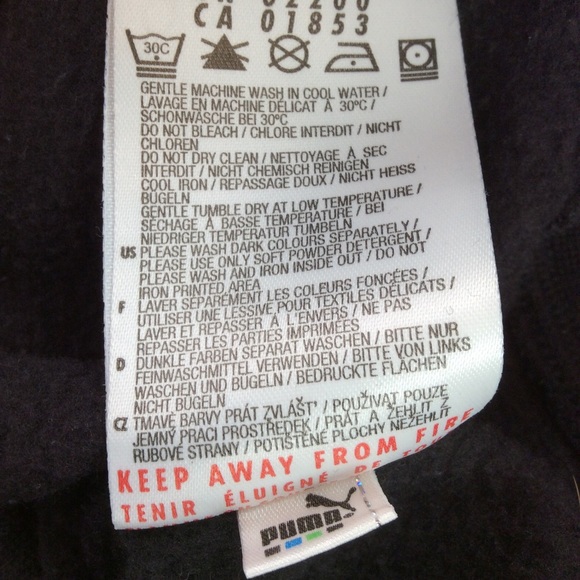 Puma Men's Black Sweatshirt Size XL - Picture 10 of 11